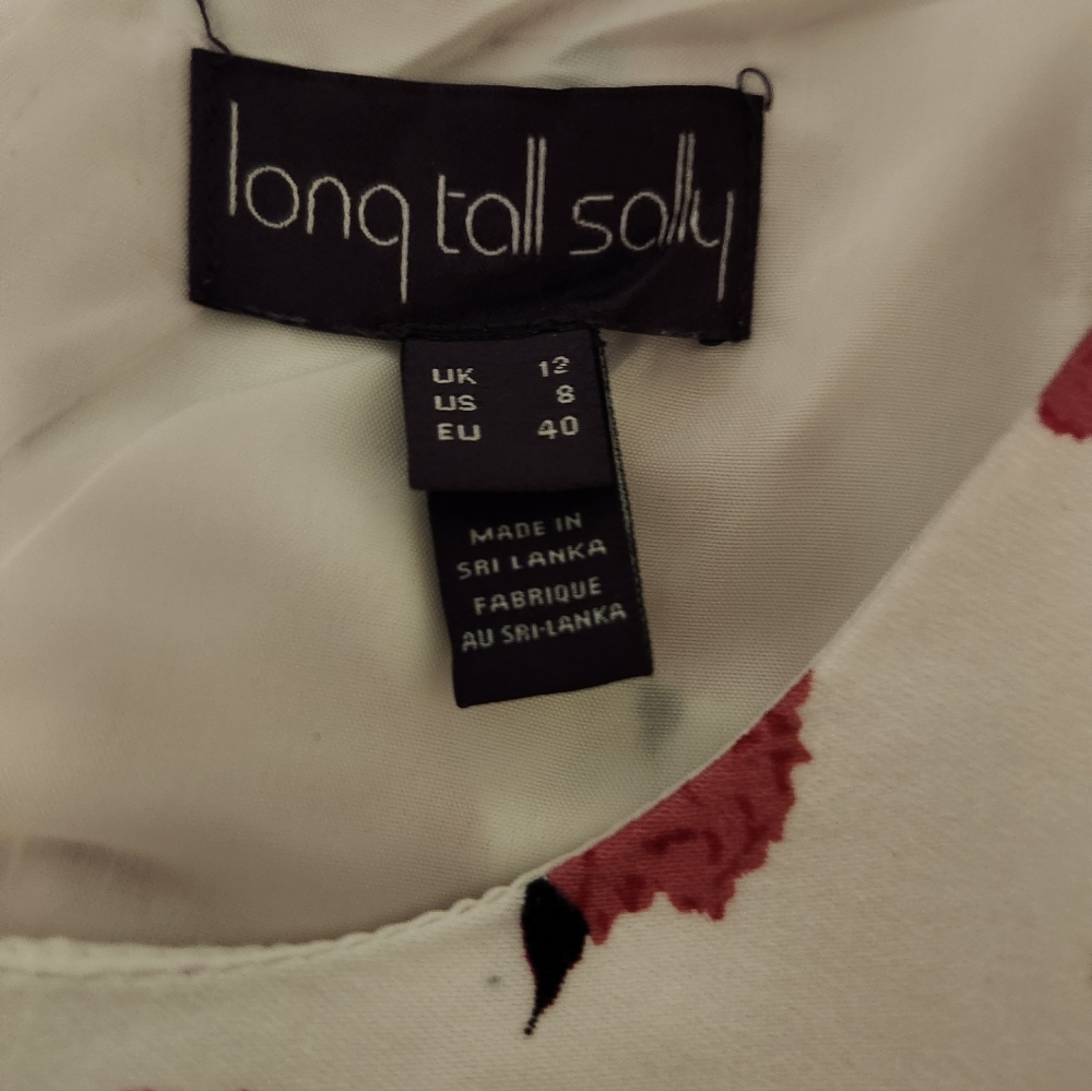 Long Tall Sally Elegant Sleeveless Floral Dress - 8 - Picture 5 of 6